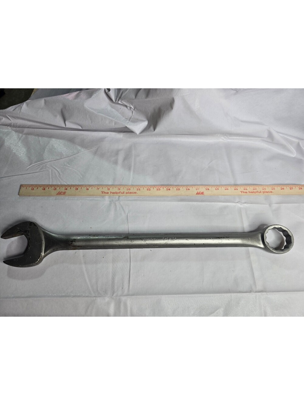 1-13/16 Inch Combination Wrench 820g Heavy Duty Steel - USA Made